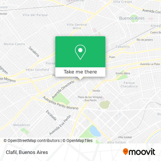 Mapa de Clafil