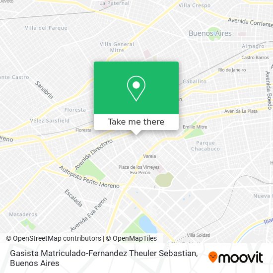 Mapa de Gasista Matriculado-Fernandez Theuler Sebastian