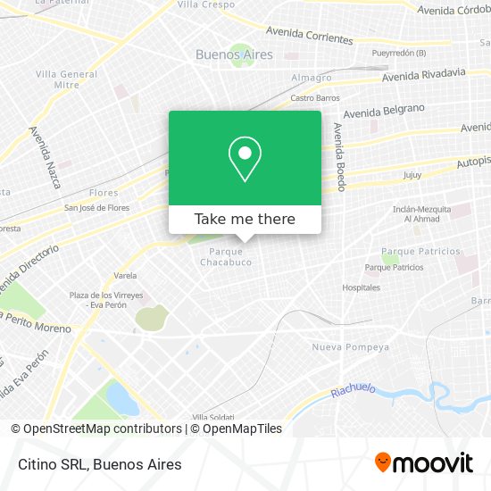 Citino SRL map