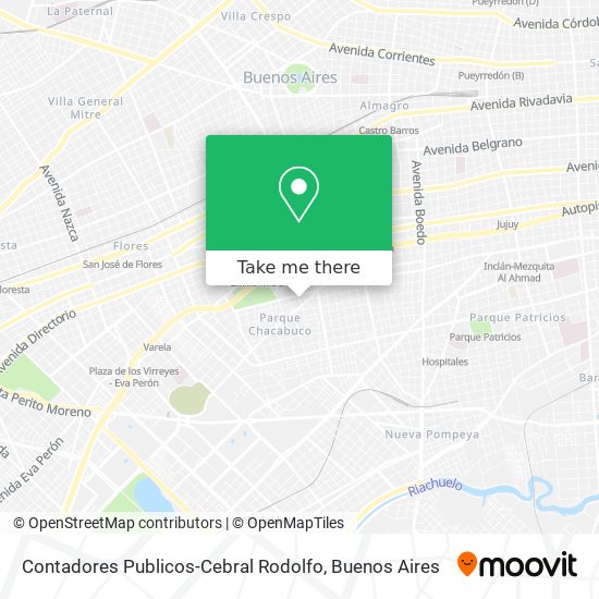 Contadores Publicos-Cebral Rodolfo map