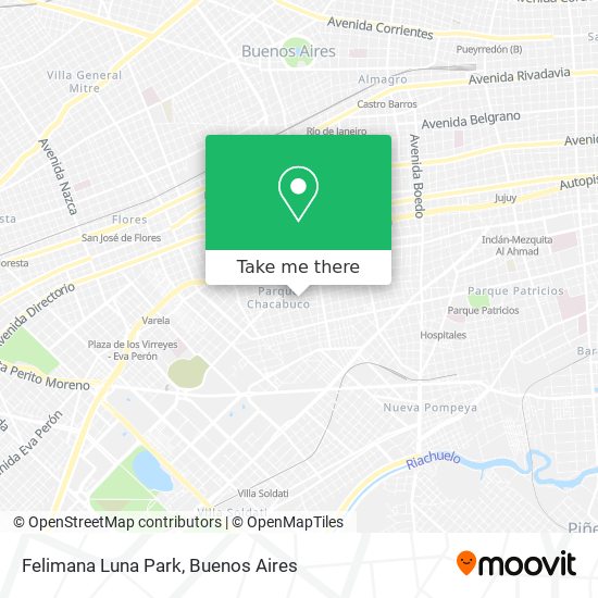 Felimana Luna Park map