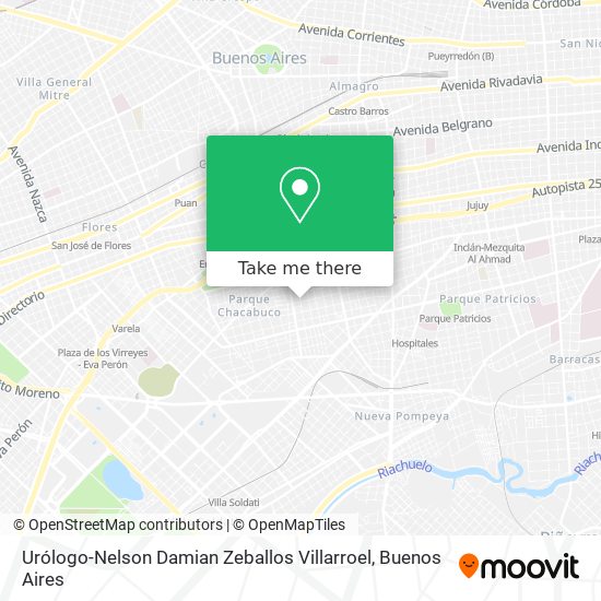 Mapa de Urólogo-Nelson Damian Zeballos Villarroel