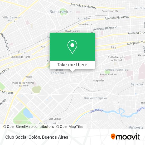 Club Social Colón map