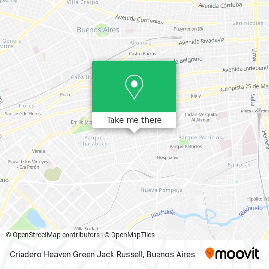 Criadero Heaven Green Jack Russell map