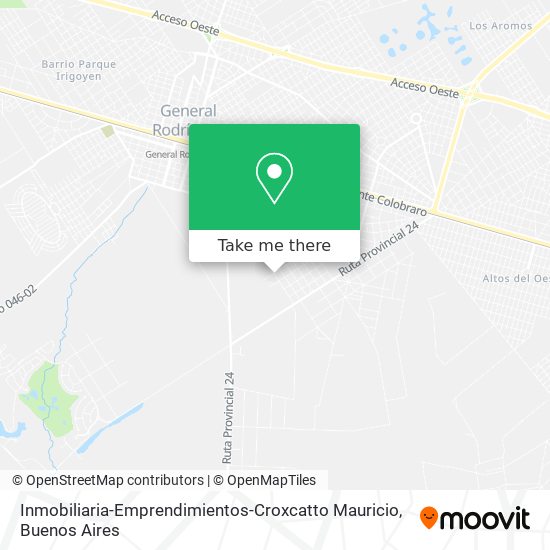 Inmobiliaria-Emprendimientos-Croxcatto Mauricio map