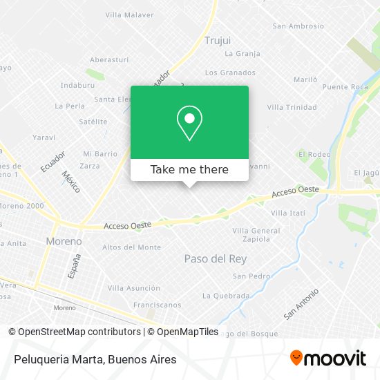 Peluqueria Marta map