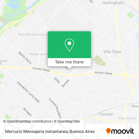 Mercurio Mensajeria Instantanea map