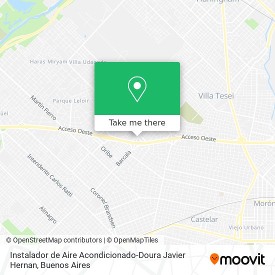 Instalador de Aire Acondicionado-Doura Javier Hernan map