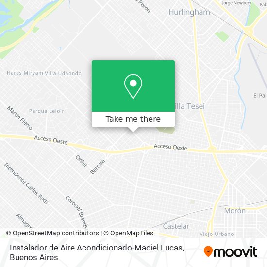 Instalador de Aire Acondicionado-Maciel Lucas map