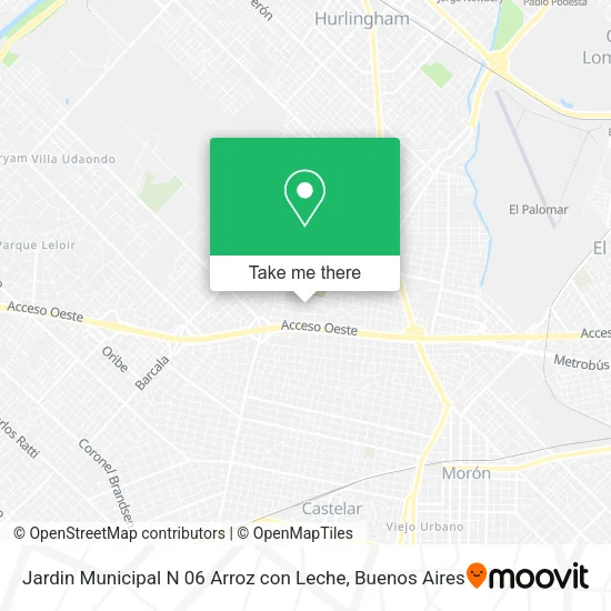 Mapa de Jardin Municipal N 06 Arroz con Leche