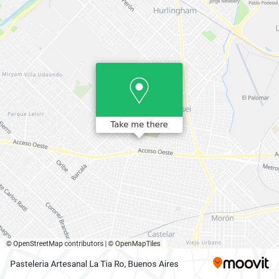 Pasteleria Artesanal La Tia Ro map