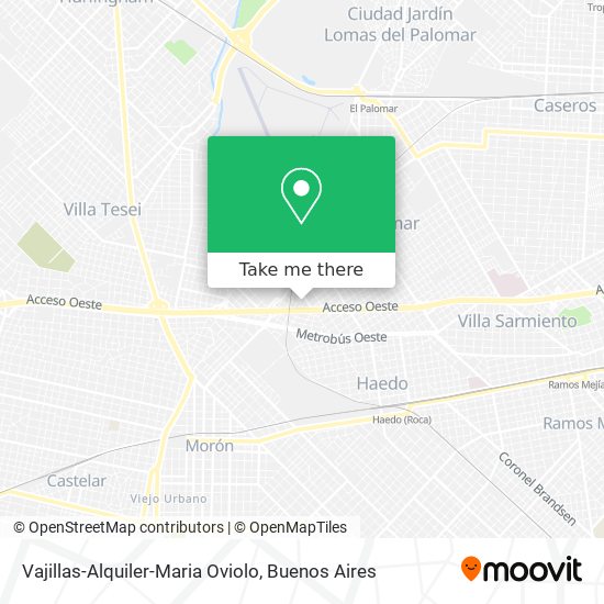 Vajillas-Alquiler-Maria Oviolo map