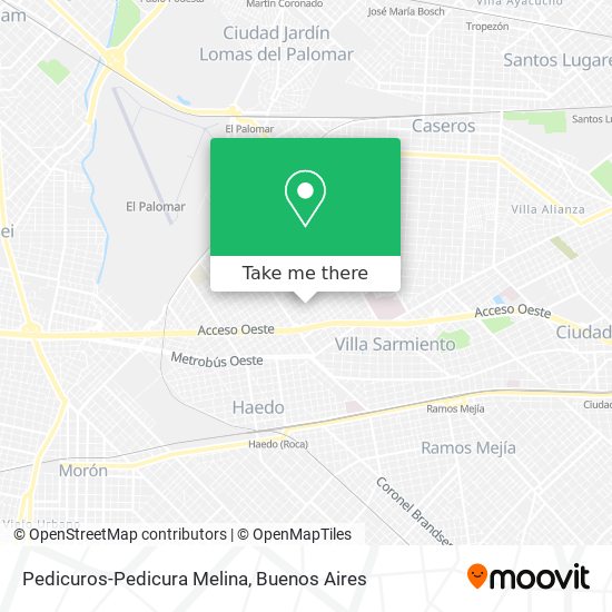 Pedicuros-Pedicura Melina map