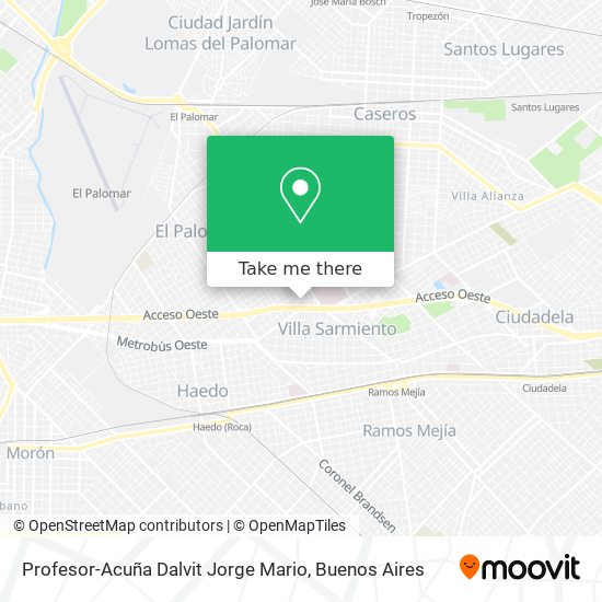 Profesor-Acuña Dalvit Jorge Mario map