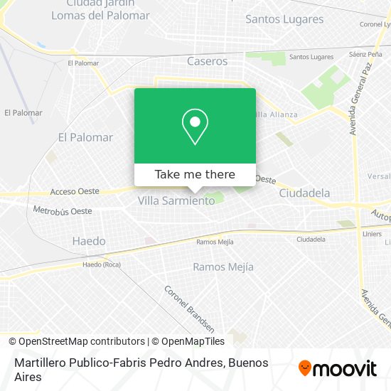 Martillero Publico-Fabris Pedro Andres map