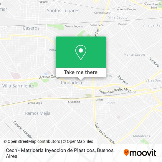 Cech - Matriceria Inyeccion de Plasticos map