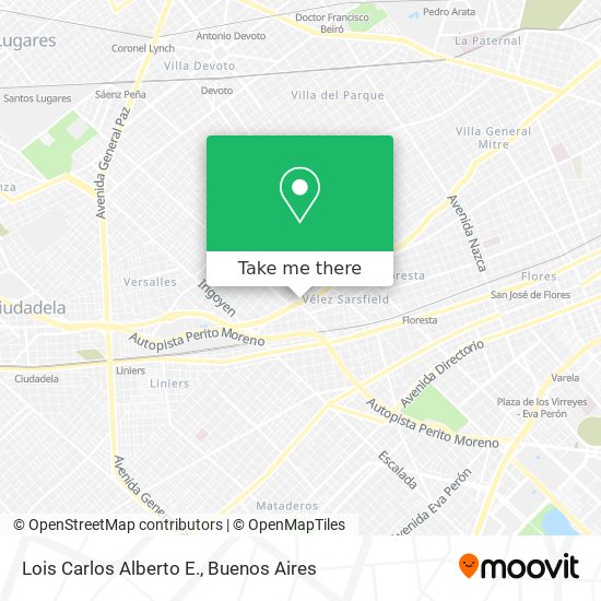 Lois Carlos Alberto E. map