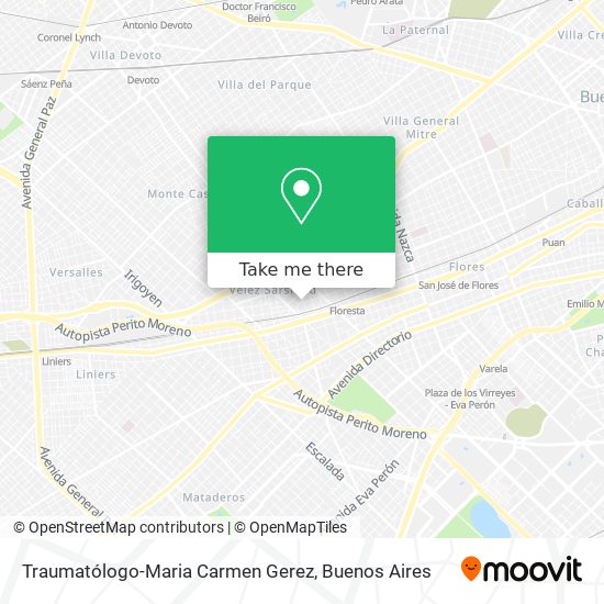 Mapa de Traumatólogo-Maria Carmen Gerez