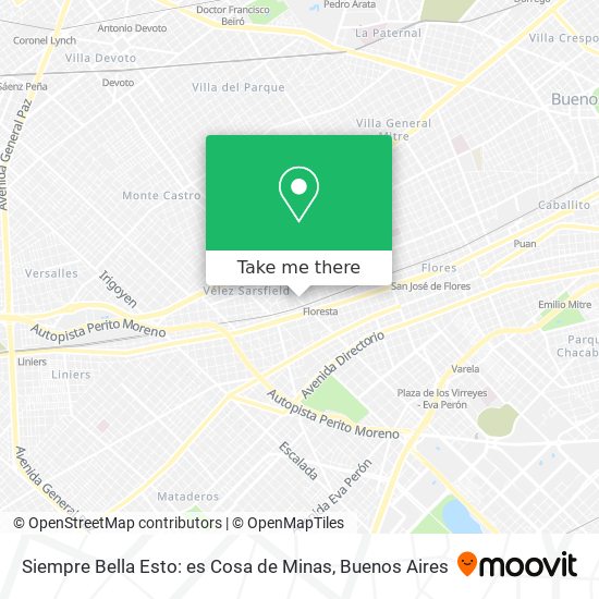 Siempre Bella Esto: es Cosa de Minas map