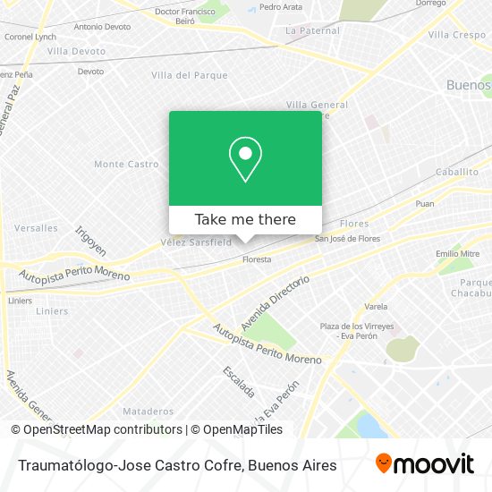 Traumatólogo-Jose Castro Cofre map