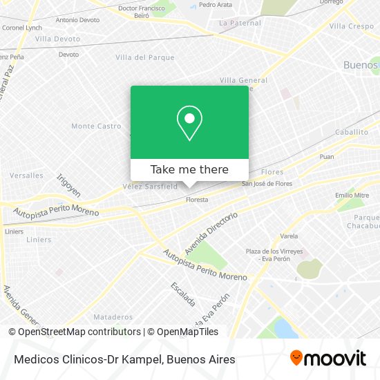 Medicos Clinicos-Dr Kampel map