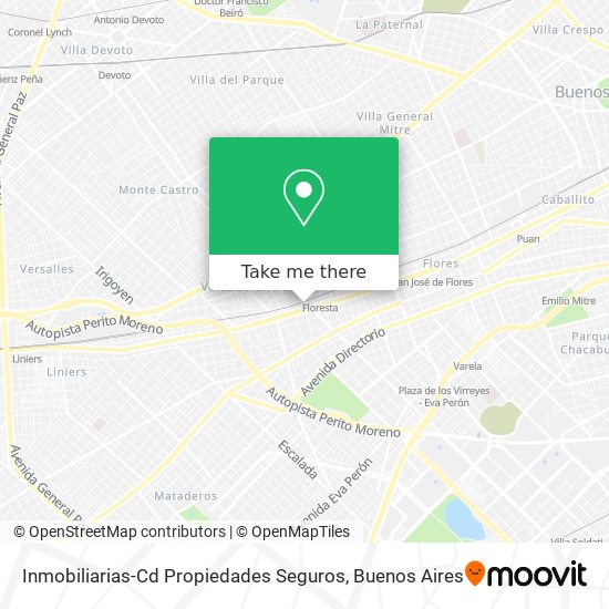 Inmobiliarias-Cd Propiedades Seguros map