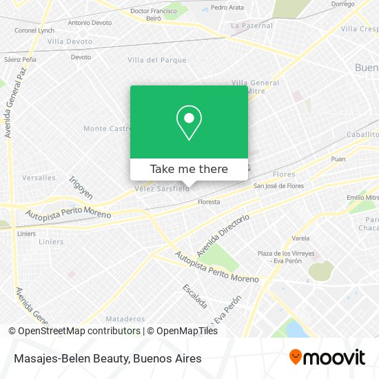 Mapa de Masajes-Belen Beauty