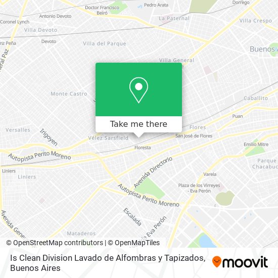 Is Clean Division Lavado de Alfombras y Tapizados map