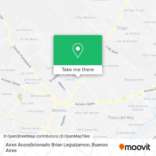 Aires Acondicionado Brian Leguizamon map