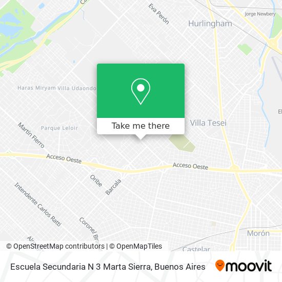 Escuela Secundaria N 3 Marta Sierra map