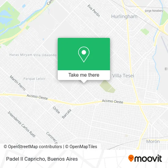 Padel Il Capricho map