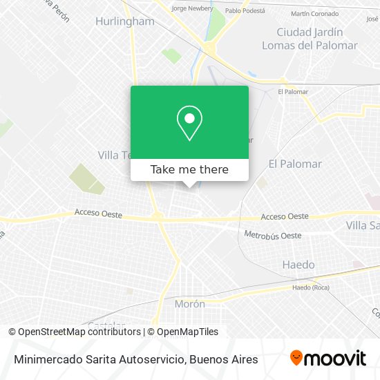 Minimercado Sarita Autoservicio map