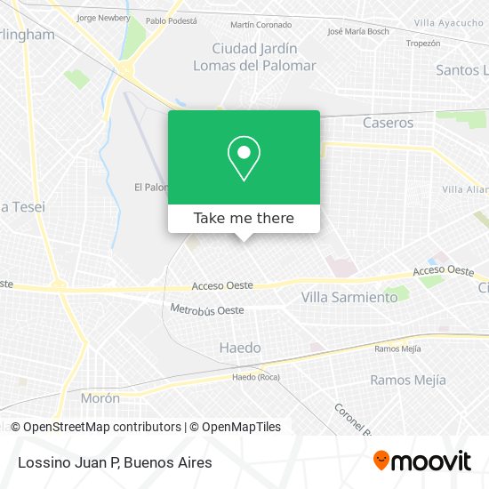 Lossino Juan P map