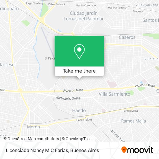 Mapa de Licenciada Nancy M C Farias