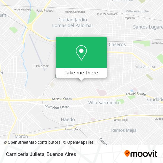 Carniceria Julieta map