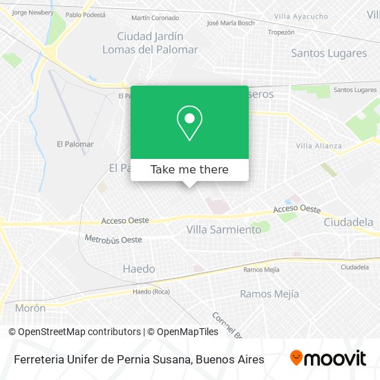 Ferreteria Unifer de Pernia Susana map