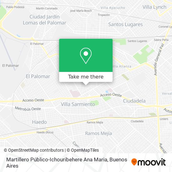 Martillero Público-Ichouribehere Ana Maria map