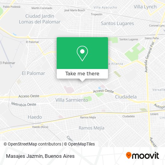Mapa de Masajes Jazmín