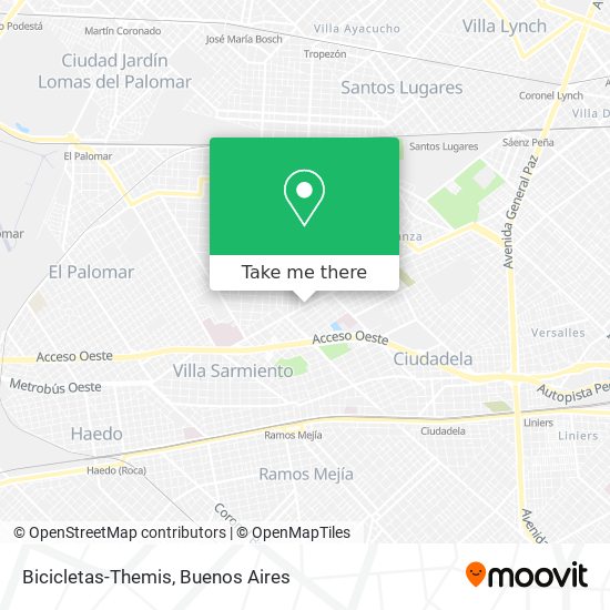 Mapa de Bicicletas-Themis