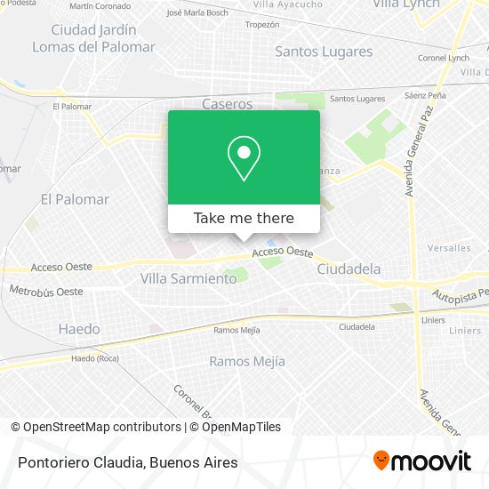 Pontoriero Claudia map