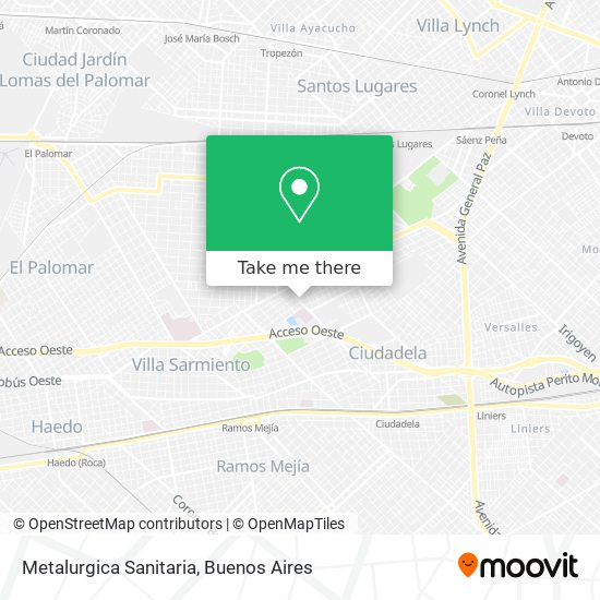 Metalurgica Sanitaria map