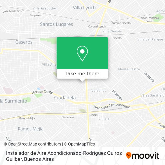 Instalador de Aire Acondicionado-Rodriguez Quiroz Guilber map