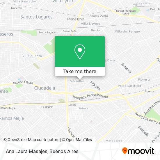 Ana Laura Masajes map