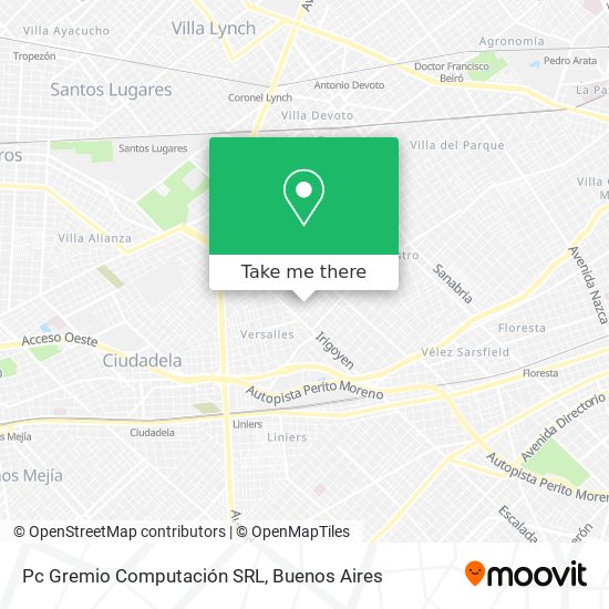 Pc Gremio Computación SRL map