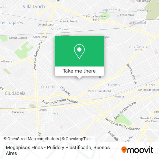 Megapisos Hnos - Pulido y Plastificado map