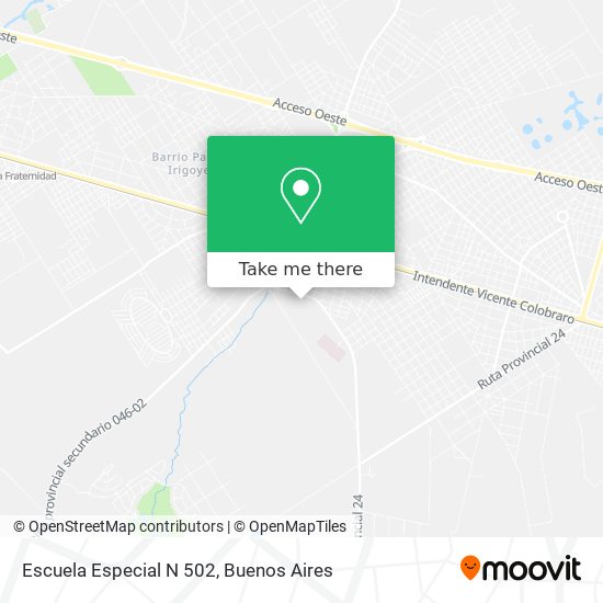 Escuela Especial N 502 map