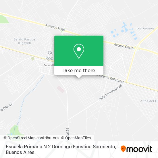 Escuela Primaria N 2 Domingo Faustino Sarmiento map