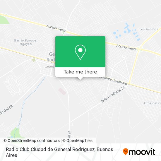 Radio Club Ciudad de General Rodríguez map