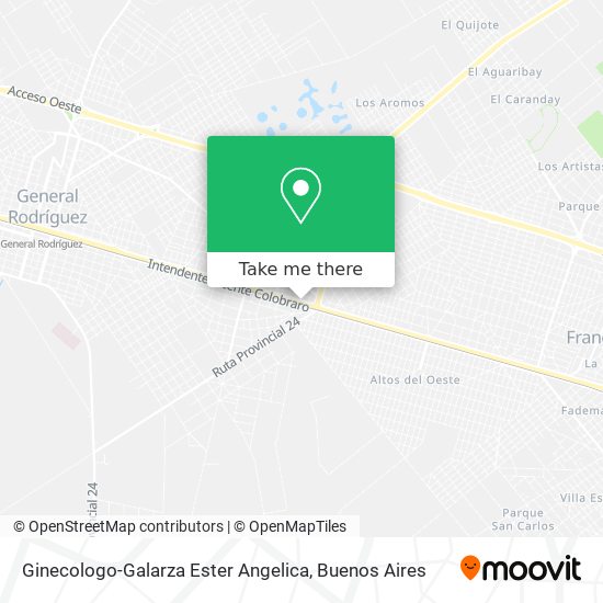 Ginecologo-Galarza Ester Angelica map