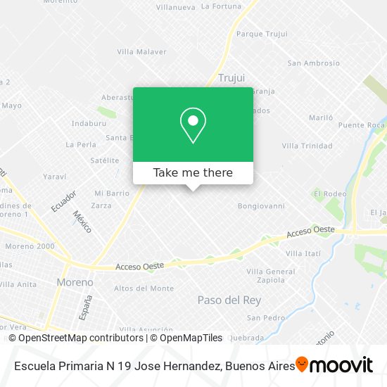 Escuela Primaria N 19 Jose Hernandez map